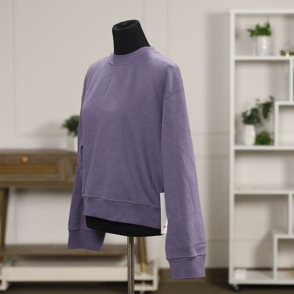 Lululemon Steady State Grape Mist Purple Oversized Crew Sweatshirt Size Small 🤍 - Picture 5 of 12